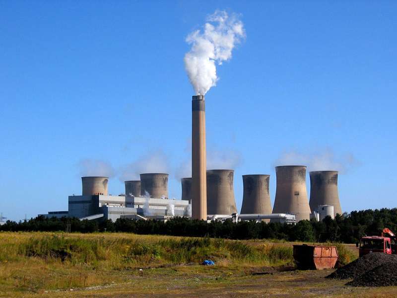 Elektrárna Eggborough: Foto: commons.wikimedia.org